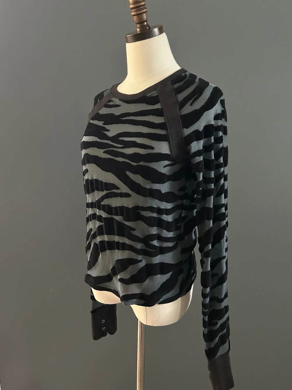 Free People We The Free So Lush Burnout Velvet Top - Picture 9 of 15